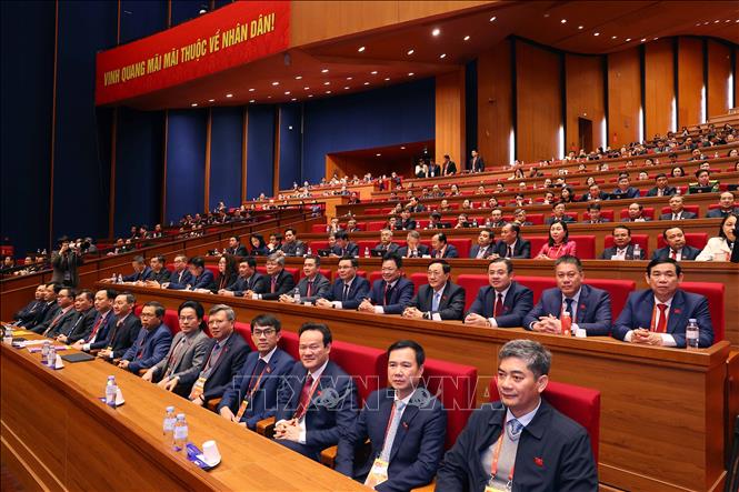 Các đại biểu dự Đại hội, chiều 22/1. Ảnh: TTXVN