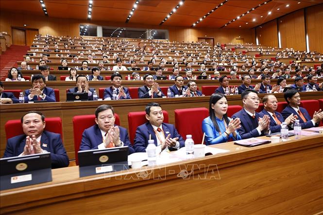 Các đại biểu dự Đại hội, chiều 22/1. Ảnh: TTXVN