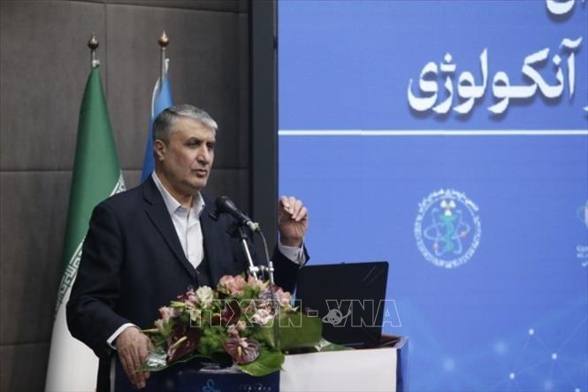 Người đứng đầu Tổ chức Năng lượng nguyên tử Iran (AEOI), ông Mohammad Eslami. Ảnh: IRNA/TTXVN
