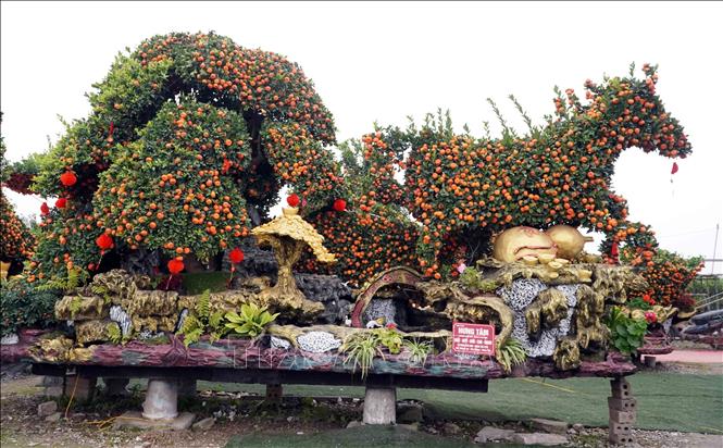 Nhà vườn Hưng Tâm ở xã Mễ Sở (Hưng Yên) tạo nhiều tác phẩm đặc sắc: 