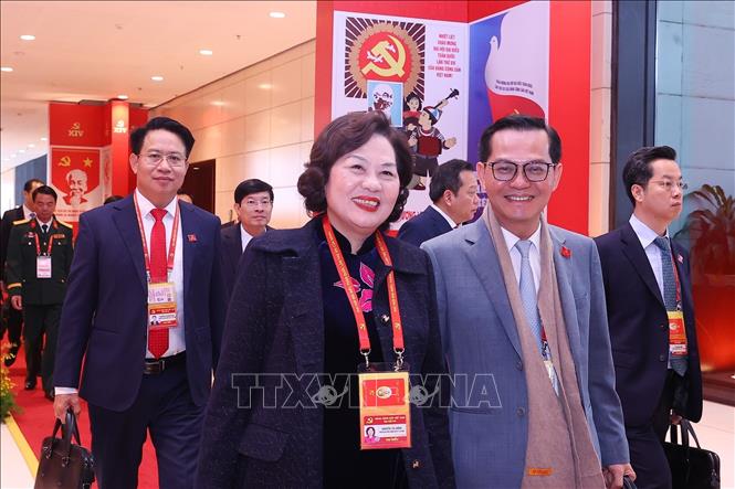 Các đại biểu tới dự phiên bế mạc. Ảnh: TTXVN