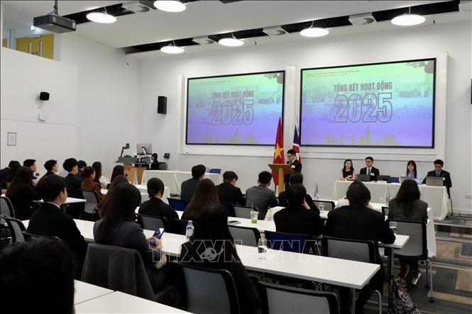 Quang cảnh Hội nghị tổng kết công tác năm 2025 và triển khai phương hướng năm 2026 của SVUK. Ảnh: Phong Hà/PV TTXVN tại Anh. 