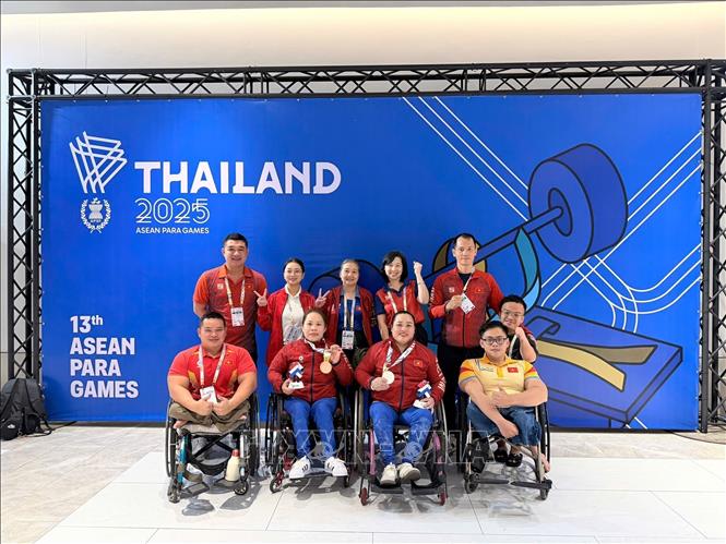 Vietnamese athletes at the 13th ASEAN Para Games. VNA/Photo by courtesy
