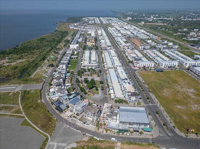 Khu đô thị lấn biển Tây Bắc, phường Rạch Giá. Ảnh: Khánh Hoà – TTXVN 