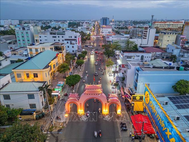 Cổng Tam Quan, phường Rạch Giá. Ảnh: Khánh Hoà – TTXVN 