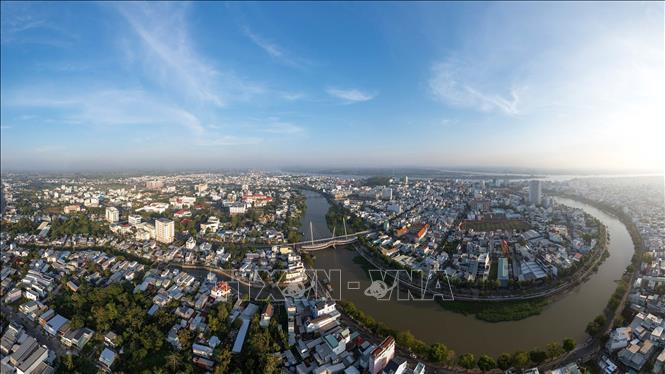 Phường Long Xuyên có diện tích 29,98 km2, dân số 154.858 người, thành lập trên cơ sở nhập 6 phường cũ (Mỹ Bình, Mỹ Long, Mỹ Xuyên, Mỹ Phước, Mỹ Quý và Mỹ Hòa). Ảnh: Khánh Hoà – TTXVN 