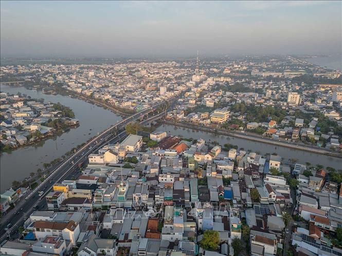 Phường Long Xuyên có diện tích 29,98 km2, dân số 154.858 người, thành lập trên cơ sở nhập 6 phường cũ (Mỹ Bình, Mỹ Long, Mỹ Xuyên, Mỹ Phước, Mỹ Quý và Mỹ Hòa). Ảnh: Khánh Hoà – TTXVN 