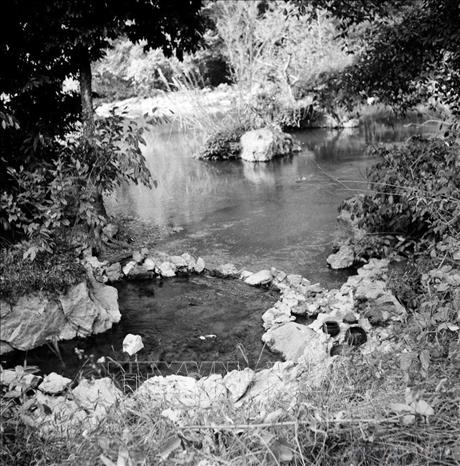 Chủ tịch Hồ Chí Minh đã lựa chọn Cao Bằng – vùng đất có vị trí đặc biệt quan trọng về địa chính trị, quốc phòng, an ninh và giàu truyền thống yêu nước – làm căn cứ địa cách mạng đầu tiên. Trong ảnh: Suối Lê-nin, nơi Chủ tịch Hồ Chí Minh thường nấu cơm trong những ngày đầu về nước, tháng 2/1941. Ảnh: TTXVN