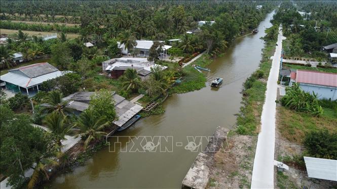 Theo dự báo, mực nước các sông rạch tại Cà Mau sẽ tăng dần từ tháng 8 và đạt đỉnh vào hai tháng cuối năm 2026. Ảnh: Huỳnh Anh - TTXVN