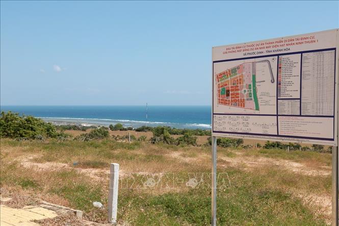 Quy hoạch xây dựng khu tái định cư phục vụ nhà máy điện hạt nhân Ninh Thuận 1 (xã Phước Dinh, tỉnh Khánh Hòa) được công khai. Ảnh: Xuân Triệu - TTXVN