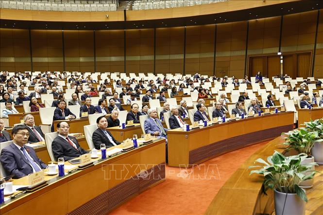 Đại biểu dự gặp mặt. Ảnh: Doãn Tấn - TTXVN