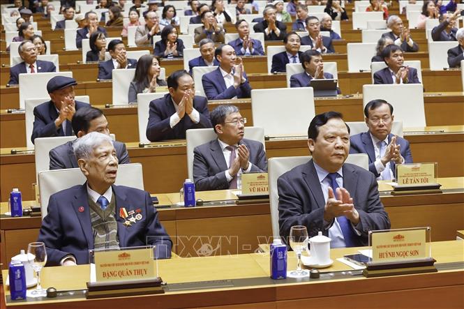 Đại biểu dự gặp mặt. Ảnh: Doãn Tấn - TTXVN