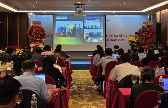 Quang cảnh Hội nghị tổng kết công tác đối ngoại nhân dân thành phố Đà Nẵng năm 2025. Ảnh: Trần Lê Lâm - TTXVN 