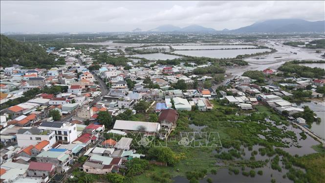 Một góc xã đảo Long Sơn. Ảnh: Đoàn Mạnh Dương-TTXVN