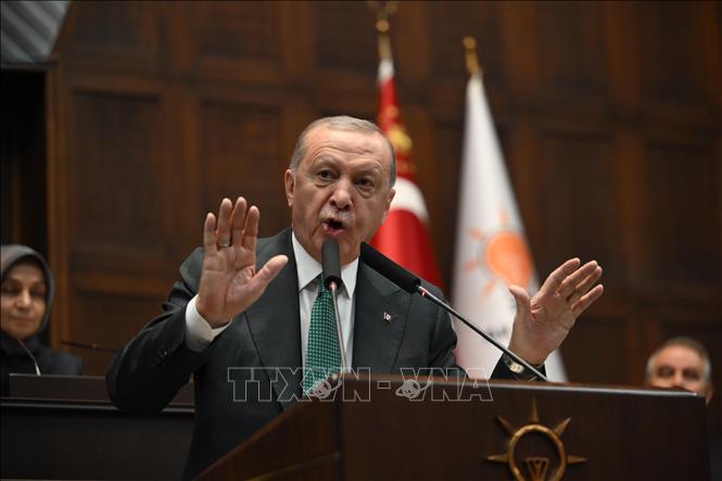 Tổng thống Thổ Nhĩ Kỳ Recep Tayyip Erdogan. Ảnh: THX/TTXVN