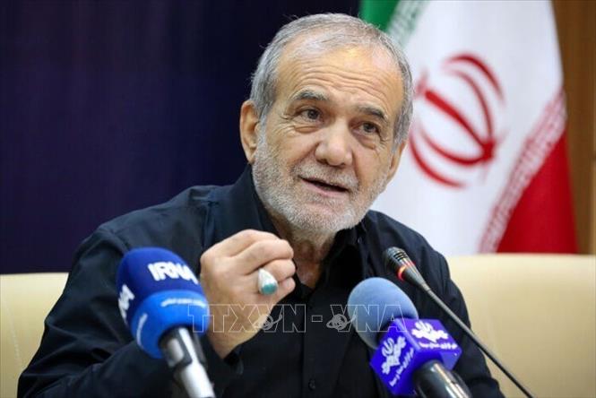 (Tư liệu) Tổng thống Iran Masoud Pezeshkian. Ảnh: IRNA/TTXVN