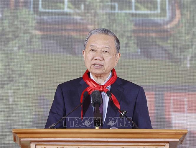 Tổng Bí thư Tô Lâm phát biểu. Ảnh: Thống Nhất – TTXVN