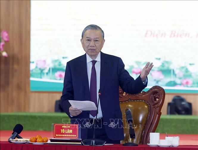 Tổng Bí thư Tô Lâm phát biểu. Ảnh: Thống Nhất – TTXVN