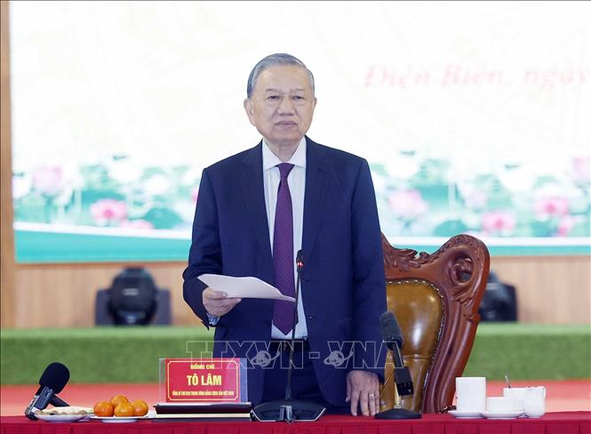 Tổng Bí thư Tô Lâm phát biểu. Ảnh: Thống Nhất – TTXVN