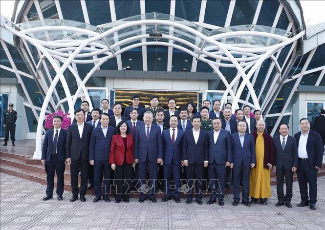 Tổng Bí thư Tô Lâm và các đại biểu. Ảnh: Thống Nhất – TTXVN