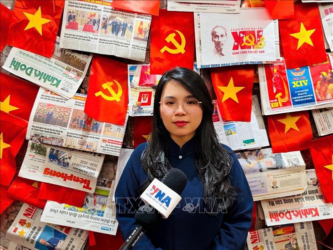 Tiến sĩ Lê Thị Quỳnh Hoa, nghiên cứu sinh sau Tiến sĩ tại Đại học Thành thị Hong Kong (CityU). Ảnh: Mạc Luyện - PV TTXVN tại Hong Kong