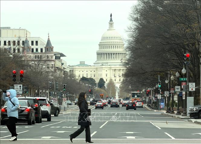 Trụ sở Quốc hội Mỹ tại thủ đô Washington DC. Ảnh: Ngọc Quang-PV TTXVN tại Mỹ