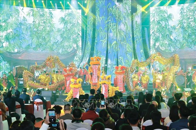 Lễ khai mạc Hội chợ Mùa Xuân lần thứ nhất - năm 2026. Ảnh: Minh Quyết - TTXVN