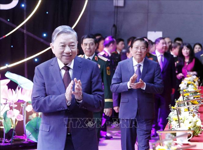 Tổng Bí thư Tô Lâm, Bí thư Quân ủy Trung ương dự lễ tổng kết và trao giải cuộc thi 