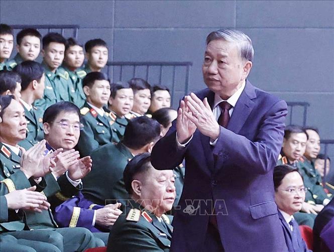 Tổng Bí thư Tô Lâm, Bí thư Quân ủy Trung ương dự lễ tổng kết và trao giải cuộc thi 