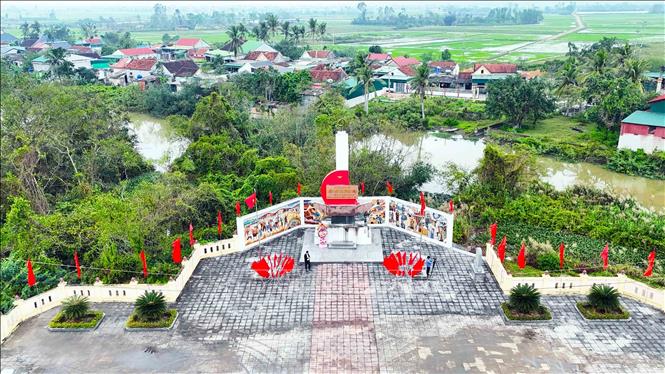 Di tích lịch sử bến đò Thượng Trụ (xã Can Lộc), nơi thành lập Đảng bộ tỉnh Hà Tĩnh vào tháng 3/1930. Ảnh: Hữu Quyết - TTXVN