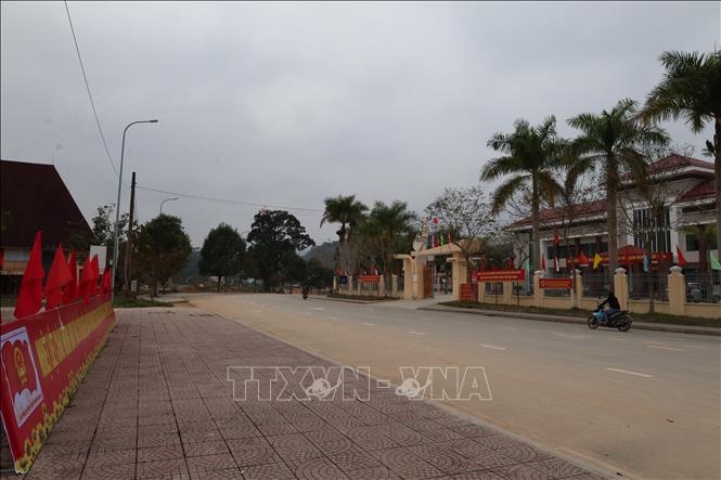 Khu vực trung tâm hành chính ở xã Tây Giang, thành phố Đà Nẵng. Ảnh: Đỗ Trưởng – TTXVN