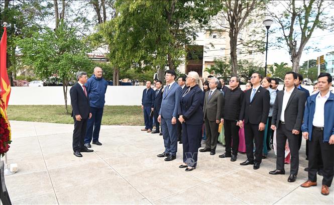 Quang cảnh buổi lễ. Ảnh: Việt Hùng - PV TTXVN tại Cuba