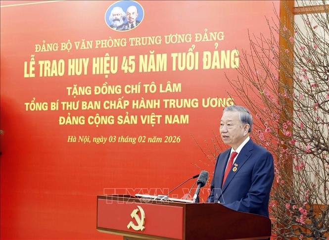 Tổng Bí thư Tô Lâm phát biểu. Ảnh: Thống Nhất – TTXVN