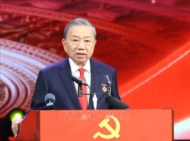 Tổng Bí thư Tô Lâm phát biểu. Ảnh: Phương Hoa - TTXVN