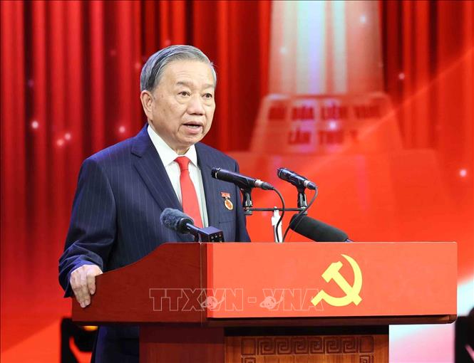 Tổng Bí thư Tô Lâm phát biểu. Ảnh: Phương Hoa - TTXVN