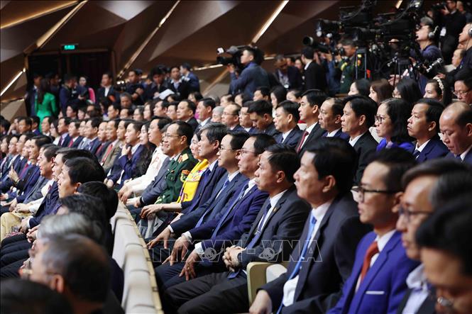 Đại biểu tham dự buổi Lễ. Ảnh: Phương Hoa - TTXVN