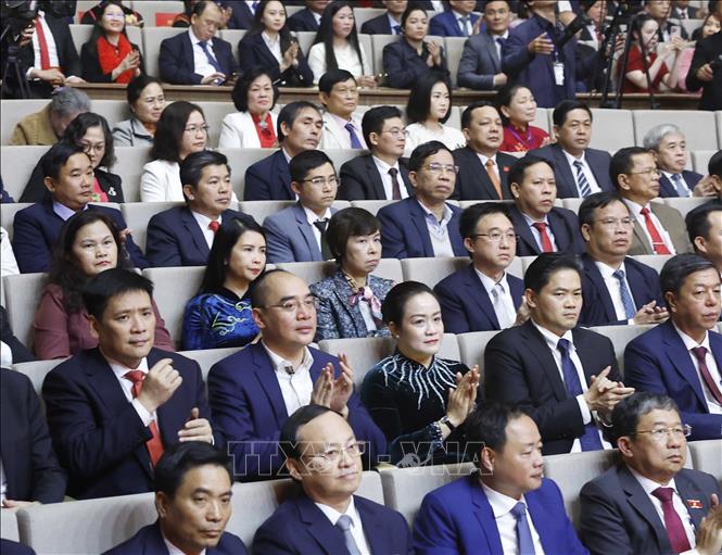 Các đại biểu tham dự chương trình. Ảnh: Thống Nhất - TTXVN