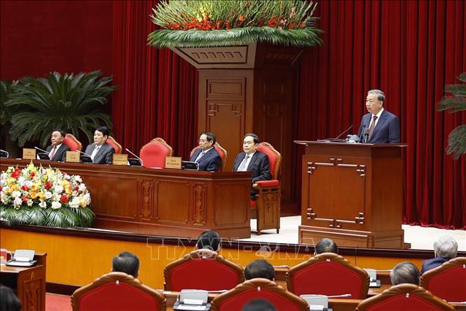 Tổng Bí thư Tô Lâm phát biểu. Ảnh: Thống Nhất – TTXVN