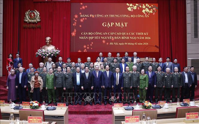 Tổng Bí thư Tô Lâm và các đại biểu. Ảnh: Thống Nhất – TTXVN