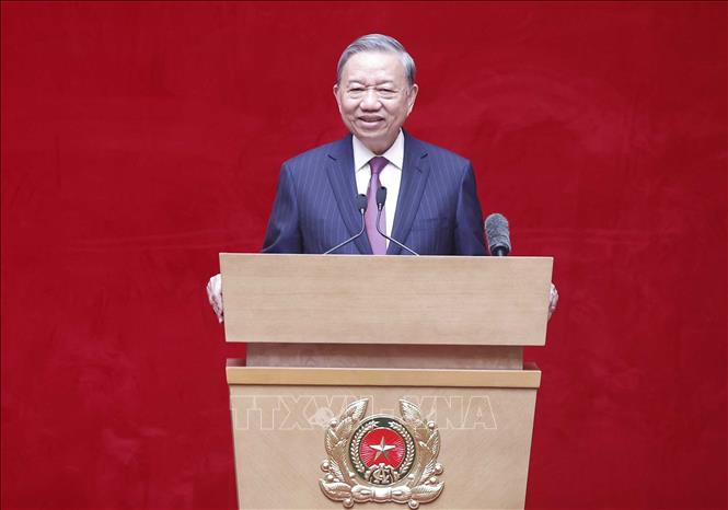 Tổng Bí thư Tô Lâm phát biểu. Ảnh: Thống Nhất – TTXVN