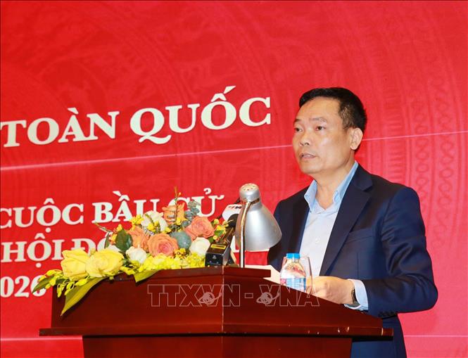 Ông Đặng Khắc Lợi, Phó Cục trưởng Cục Báo chí (Bộ Văn hóa, Thể thao và Du lịch) phát biểu. Ảnh: Trọng Đức - TTXVN