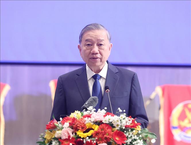 Tổng Bí thư Tô Lâm phát biểu. Ảnh: Thống Nhất – TTXVN
