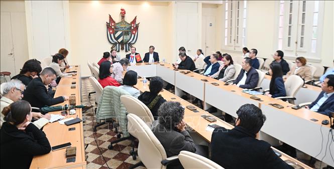 Quang cảnh Hội thảo. Ảnh: Việt Hùng- PV TTXVN tại Cuba