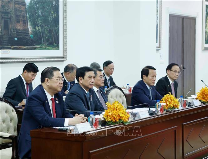 Thành viên đoàn Việt Nam tại Cuộc gặp. Ảnh: Thống Nhất – TTXVN