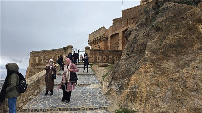 Pháo đài thu hút đông du khách trong và ngoài Algeria tới tham quan, học tập. Ảnh: Nguyễn An - PV CQTT ở Algeria 