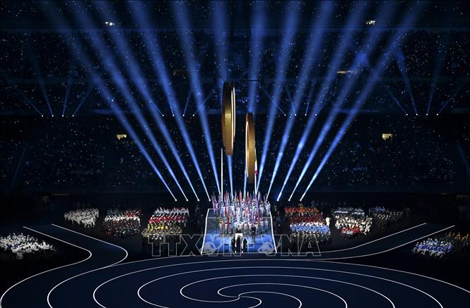 Quang cảnh lễ khai mạc Olympic mùa Đông Milan-Cortina 2026 ở Milan, Italy, ngày 6/2/2026. Ảnh: THX/TTXVN