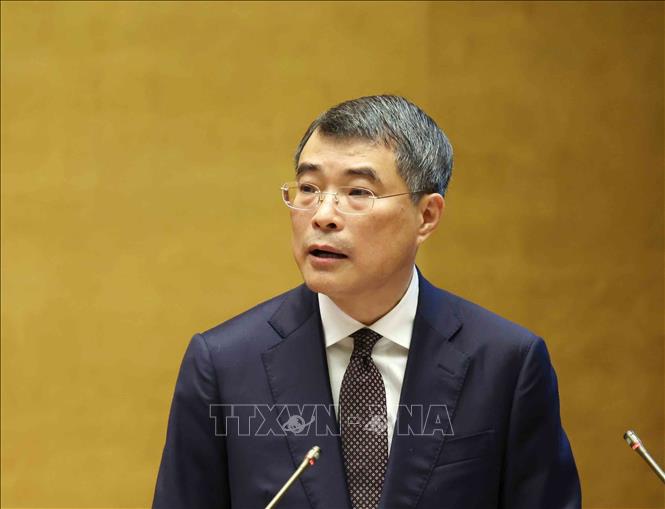 Đồng chí Lê Minh Hưng, Uỷ viên Bộ Chính trị, Bí thư Trung ương Đảng, Trưởng Ban Tổ chức Trung ương giới thiệu Chuyên đề 