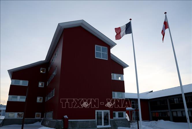Lãnh sự quán Pháp tại Nuuk, Greenland. Ảnh: THX/TTXVN