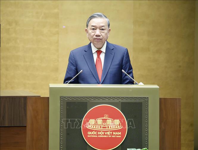 Tổng Bí thư Tô Lâm phát biểu chỉ đạo. Ảnh: Thống Nhất – TTXVN