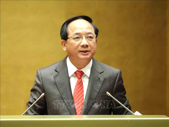 Đồng chí Trịnh Văn Quyết, Uỷ viên Bộ Chính trị, Bí thư Trung ương Đảng, Trưởng Ban Tuyên giáo và Dân vận Trung ương phát biểu tiếp thu ý kiến chỉ đạo của Tổng Bí thư Tô Lâm tại Hội nghị. Ảnh: Phương Hoa - TTXVN